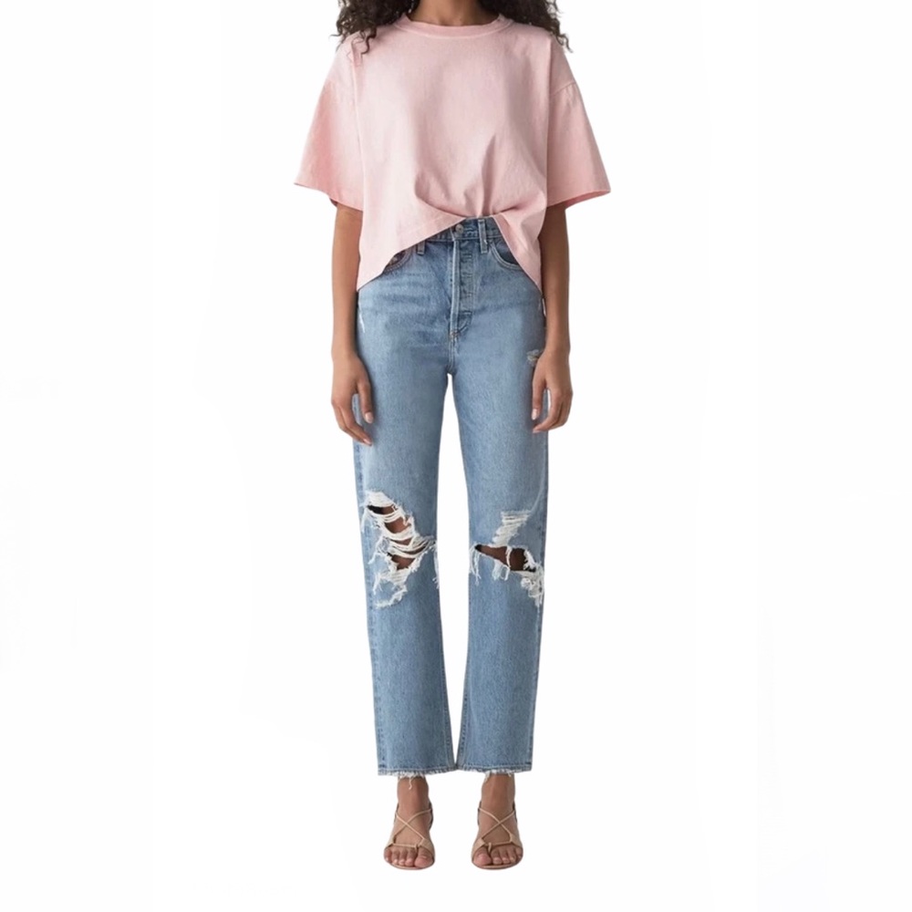 NWOT AGOLDE  90'S MID RISE LOOSE FIT IN FALL OUT